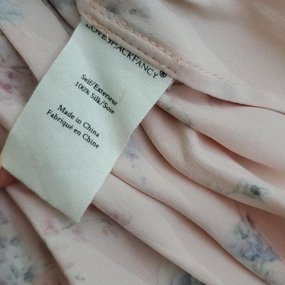 Loveshackfancy Silk Ruffle mini floral skirt S - Picture 9 of 9